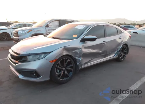 2020 Honda Civic Sport z USA, uszkodzony, nr VIN 19XFC2F88LE003461